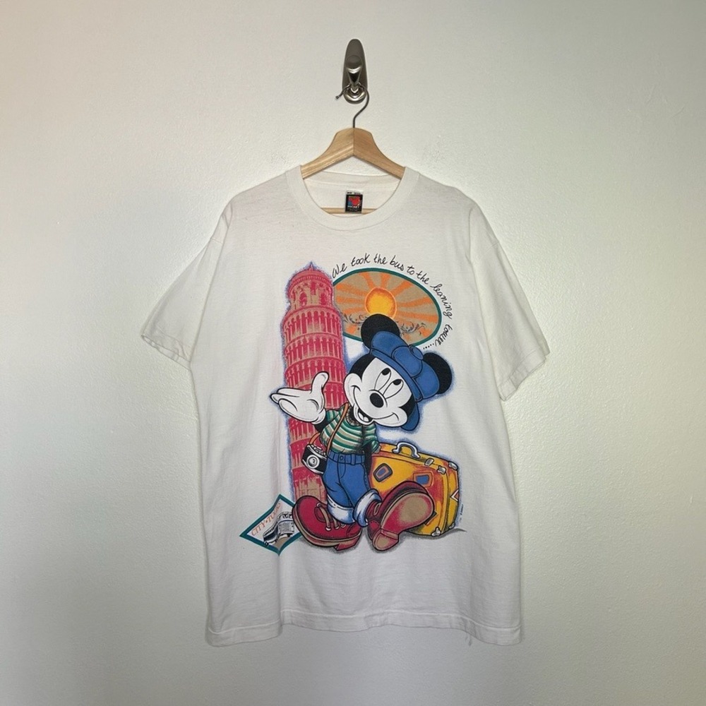Vintage Single Stitch Made in USA Mickey Unlimited Shirt Sz OS ( Fits XL )